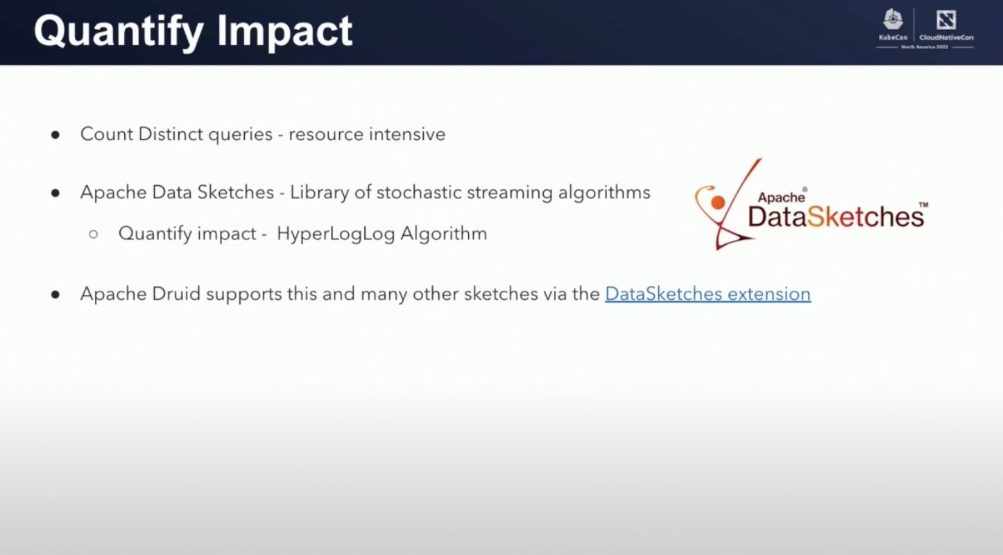 采用优化算法快速确认影响客户的范围(图片来自kubecon视频演讲截图)